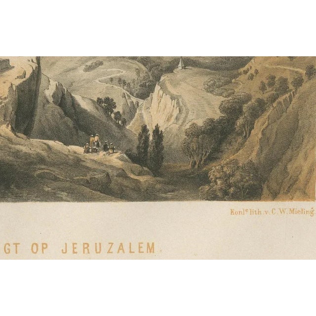 After David Roberts, Jerusalem View from the Road to Bethany, 1862, Print For Sale - Image 3 of 6