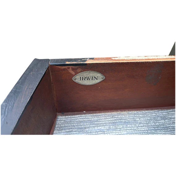 Mid 18th Century 38" Finished 4 Drawer Irwin Vintage Dresser #08790 For Sale In Chicago - Image 6 of 6