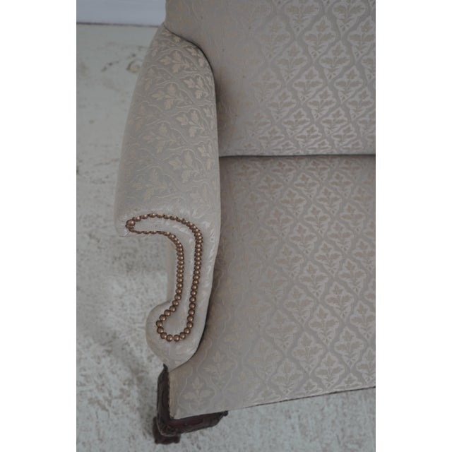 Textile Pair Ardley Hall Ball & Claw Newly Upholstered Chairs For Sale - Image 7 of 18