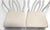 Late 20th Century Universal Furniture White Dining Chairs Arched Open Work Geometric Rounded Back Set of Six For Sale - Image 10 of 18