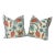 Floral Linen Pillows- a Pair For Sale