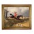 "Clearing the Ditch" Contemporary Fox Hunt Scene Reproduction Print on Canvas, Framed For Sale - Image 4 of 4