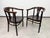 An exceptional and rare pair of early 20th-century art deco bentwood armchairs (Model A 967/F), designed circa 1904–1906...