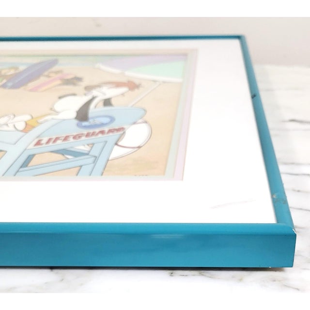 Rare Ap 2/50 Hand Signed Cel "Endless Summer" by Bill Hanna & Joe Barbera For Sale - Image 14 of 18