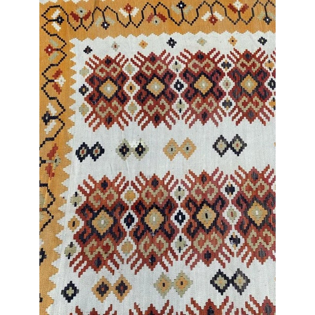 Large Antique Transylvanian Kilim For Sale - Image 4 of 14