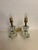 Click on - click off. These dreamy art deco crystal boudoir lamps from the 1940's are amazingly well preserved and work...