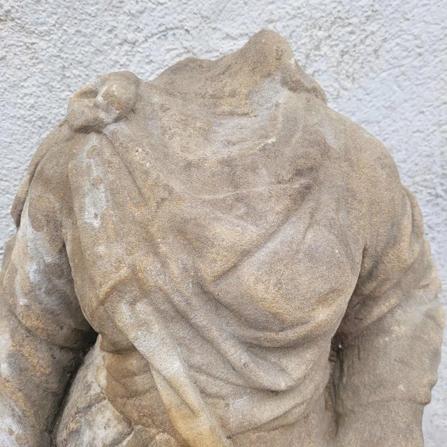 Figurative Sculpture, 17th Century, Stone For Sale - Image 3 of 17
