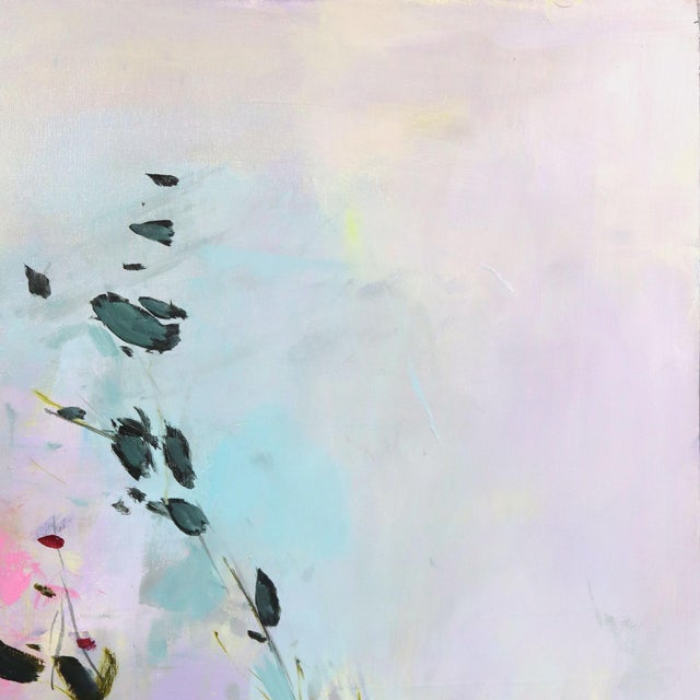 Moment in Time - Original Contemporary Abstract Oil Painting on Wood Panel by Denna Erickson For Sale - Image 4 of 9