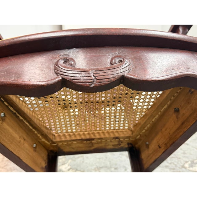 Anglo-Indian Lyre-Back Arm Chairs, Pair For Sale - Image 12 of 12