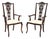Antique Chippendale Armchairs, 1890s, Set of 2 For Sale