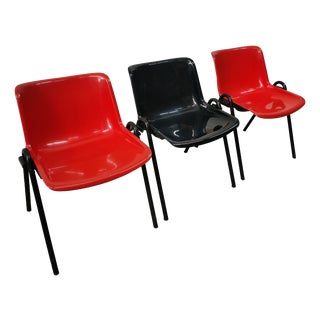Vintage Chairs by Osvaldo Borsani, 1970, Set of 3 For Sale