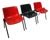 Vintage Chairs by Osvaldo Borsani, 1970, Set of 3 For Sale