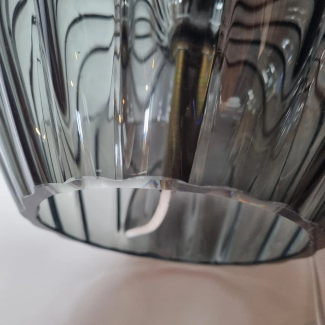 Glass Vintage Desk Lamp, 1970s For Sale - Image 7 of 9