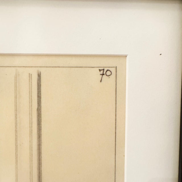 Rococo Mid-20th Century Maison Jansen Original Architectural Drawing For Sale - Image 3 of 8