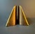 Ben Seibel classic mid-century modern design bookends. In very good vintage condition - the brass plating shows some wear,...