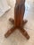 Brown Antique Mission Style Solid Oak Standing Hall Tree With Four Double Hooks For Sale - Image 8 of 10