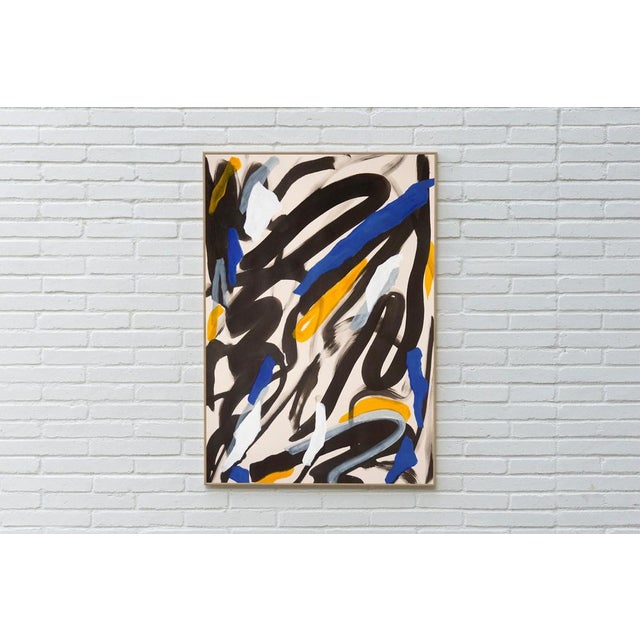 Contemporary Romina Milano, A Windy Day, 2023, Acrylic on Paper For Sale - Image 3 of 8