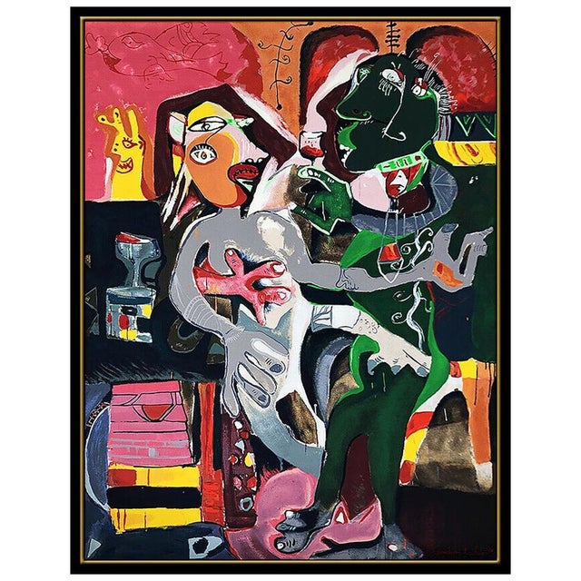 Cubism 1990s Summer In Europe, Alexandra Nechita For Sale - Image 3 of 5