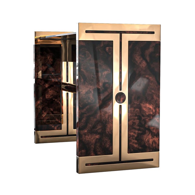 Not Yet Made - Made To Order "La Perla Prescelta" Desk With Bronze Details, Hand Made For Sale - Image 5 of 6
