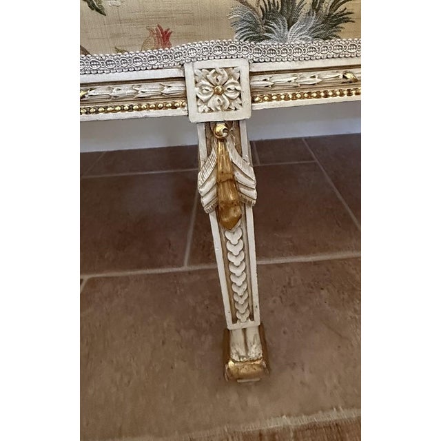 Late 19th Century Late 19th Century Swedish Lyre Settee For Sale - Image 5 of 5