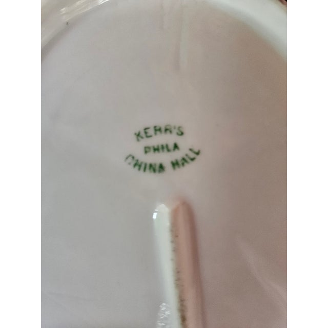French Old Paris Vegetable Bowl With Wildflowers and a Raspberry Banding For Sale - Image 3 of 5