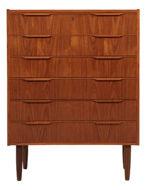 Mid-Century Danish Chest of Drawers in Teak, 1960s