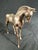 Transitional Vintage Slivered Brass Horse Sculpture For Sale - Image 3 of 7