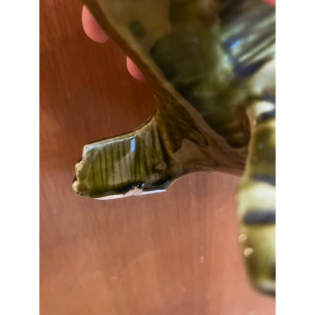 Vintage McCoy Frog Planter / Vase For Sale - Image 9 of 12