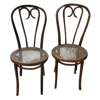 Thonet Bentwood Candy Cane Chairs - A Pair For Sale