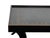 1970s Vintage Black Slayed Legs Rectangular Low Coffee Table For Sale - Image 5 of 13