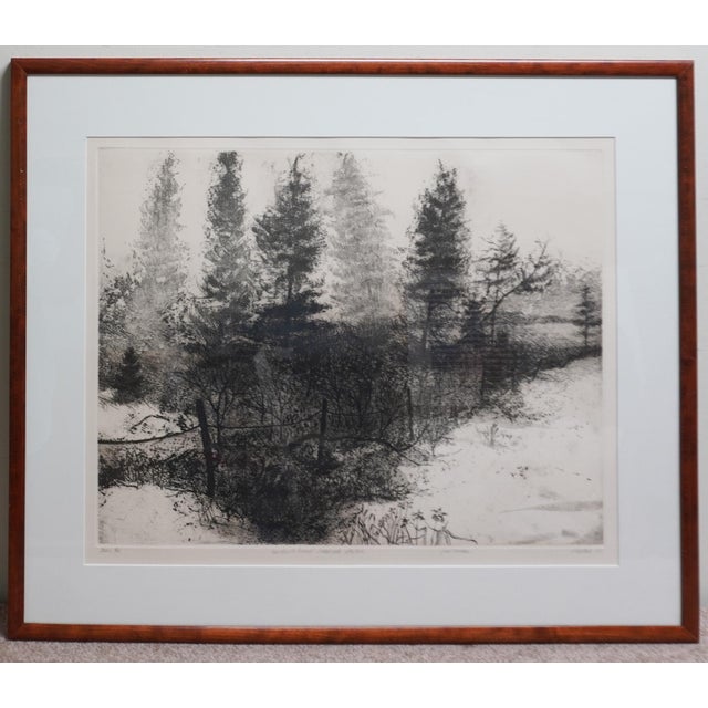 Teri Malo (American, b. 1954), God Bless the Ground! I Shall Walk Softly There, 1979. Soft-ground etching on paper...