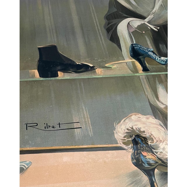 1920s French Art Deco Advertising Poster, By Ribet For Sale - Image 4 of 6
