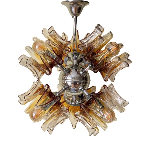 Vintage Sputnik Pendant from Mazzega, 1970s For Sale