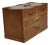 Vintage Japanese Wood Tansu Jewelry Chest With Brass Hardware, Circa 50s For Sale