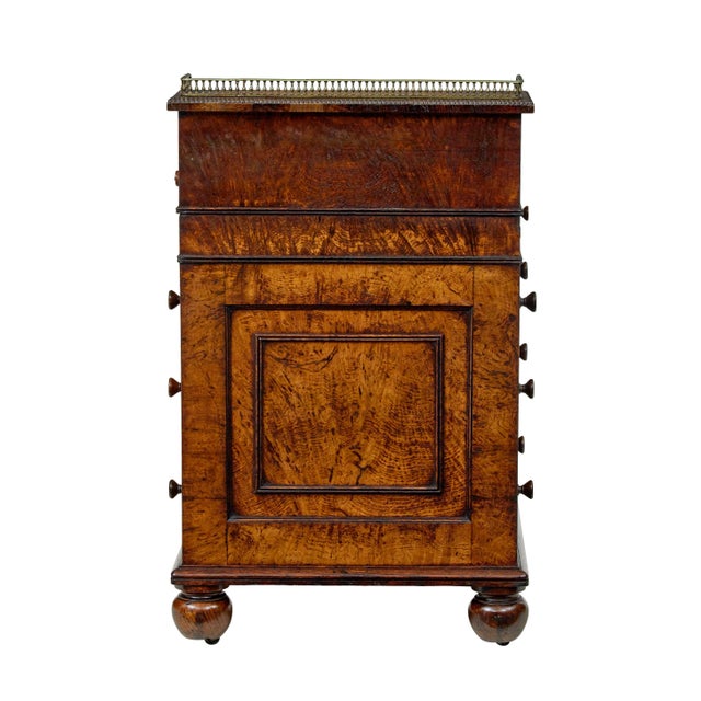 Mid 19th century pollard oak davenport desk circa 1850. We are pleased to offer this elegant example of a davenport made...