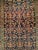 Early 20th Century Persian Senneh Area Rug, Hand-Knotted Allover Herati Geometric Pattern, Navy & Red, 4’ X 6’ For Sale - Image 4 of 10