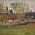Dutch Artist, View of Houses in Impressionist Style, 1950, Oil on Canvas For Sale - Image 7 of 13