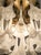 Mid-Century Modern 1970s Mid-Century Modern Venini Italian Murano Glass "Calla Lily" Chandelier in Frosted White For Sale - Image 3 of 7