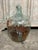 Hand Painted Antique Demi John Bottle From Normandy, France, ‘Pinot Noir’, Original Crate For Sale In Dallas - Image 6 of 10