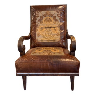 1980s Victorian Revival Chair Attributed to Paul Robert Inc. For Sale