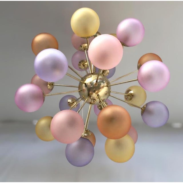 Not Yet Made - Made To Order 21st Century Nova Multicolor Murano Sputnik Chandelier by Fabio LTD For Sale - Image 5 of 10