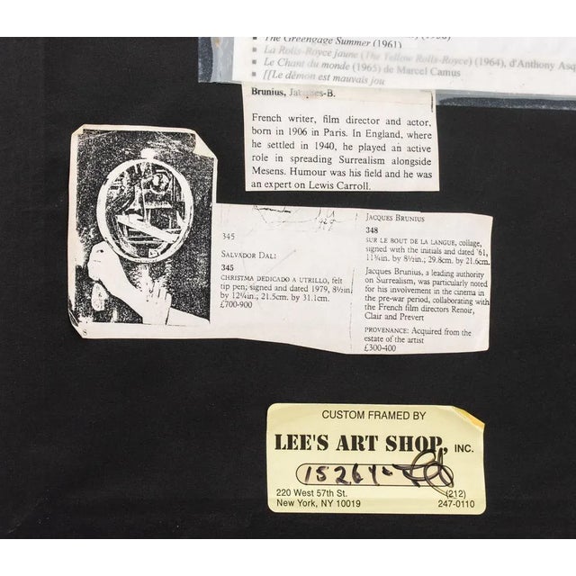 Wood Jacques Brunius "Sur Le Bout De La Langue", 1961 For Sale - Image 7 of 7