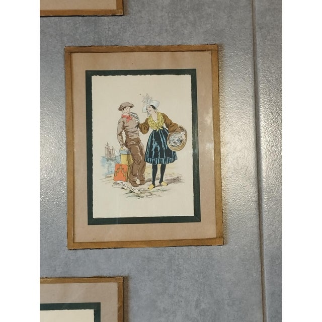 Alfred Renaudin / E. Naudy, Berry, Poitou, Lorraine & Touraine, Early 20th Century, Lithographs, Set of 4 For Sale - Image 16 of 18