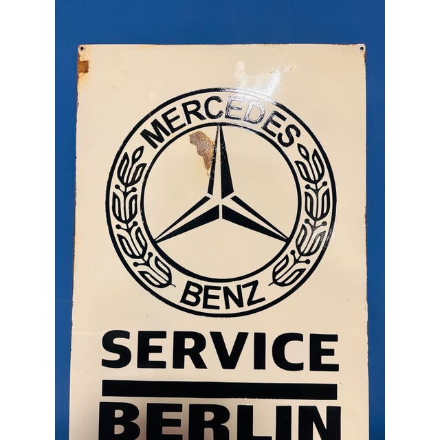 Mercedes Benz Workshop Sign, 1970s For Sale - Image 4 of 4