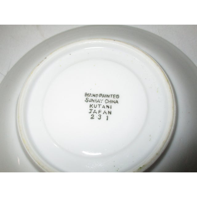 Vintage Porcelain Kutani Dragon Ware Tea Set, 15 Pc For Sale - Image 9 of 9