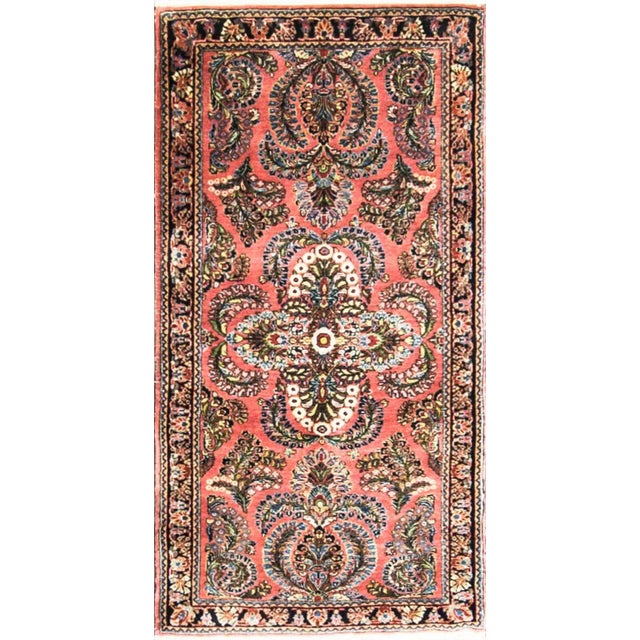 Antique Persian Mohajeran Sarouk Rug-2'6" 4'10" For Sale - Image 9 of 9