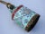 Folk Art 1990s Swiss Cow Bell Metal Decorative Emboss Hand Painted For Sale - Image 3 of 4