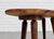 Signed Roy Sheldon Live Edge Stool Side Table, Vermont 1972, American Studio Craft, C. 1972 For Sale - Image 11 of 12