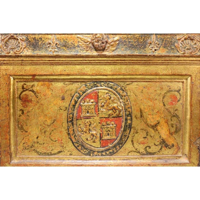 Blue Spanish Renaissance Medical Box, 1550s For Sale - Image 8 of 14