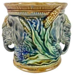 Antique Art Nouveau French Pot, 1890
